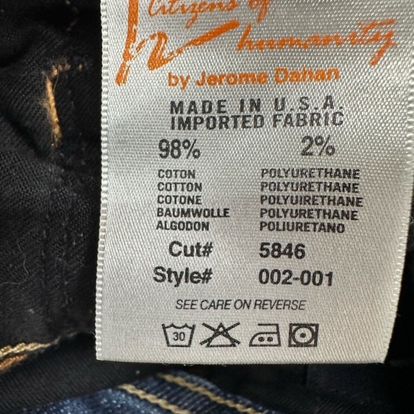 Citizens Of Humanity size 28 x 29 Ingrid Low Rise Flare Stretch Jeans #002 - Picture 13 of 15